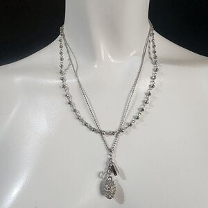 The Limited Silver Multilayer Necklace